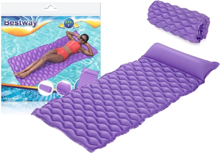 Tumbona inflable de playa 213 × 86 cm Bestway – Morada