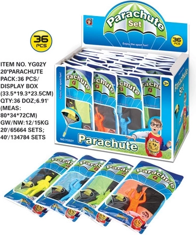Paracaidista Juguete 4 Colores