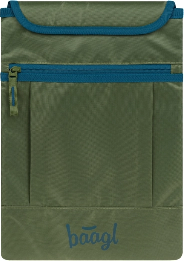 Bolsillo frontal para accesorios con cremallera YKK