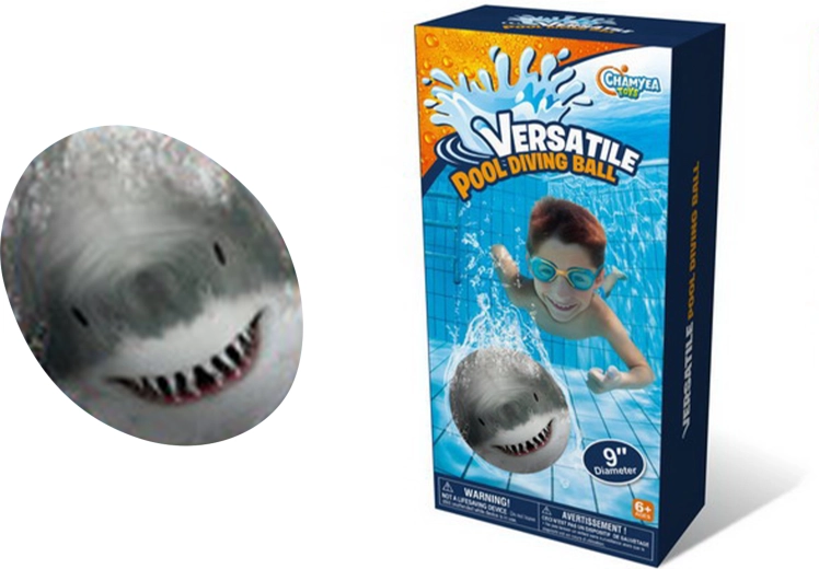 Balón de agua con tiburón 23 cm