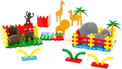 Completo set de animales y decoraciones