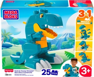 Set de construcción Mega Bloks dinosaurio 3 en 1