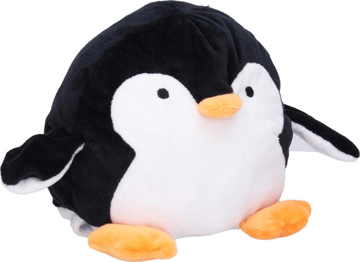 Lámpara de peluche con forma de pingüino y música, 22 cm