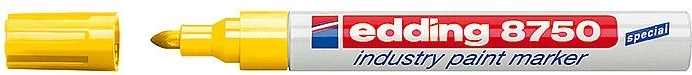 Rotulador industrial de pintura EDDING 8750 – Amarillo