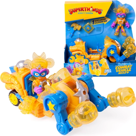 SuperThings Kid Kazoom Combat vehículo Multy con accesorios