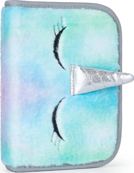 Estuche con superficie de peluche Unicorn Oxybag