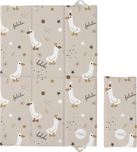 Ceba Baby cambiador plegable de viaje Basic Crazy Ducks 60 × 40 cm