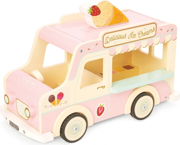 Le Toy Van carrito de helados de madera