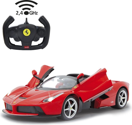 Coche RC Jamara Ferrari LaFerrari Aperta 1:14 2,4 GHz rojo con función de drift