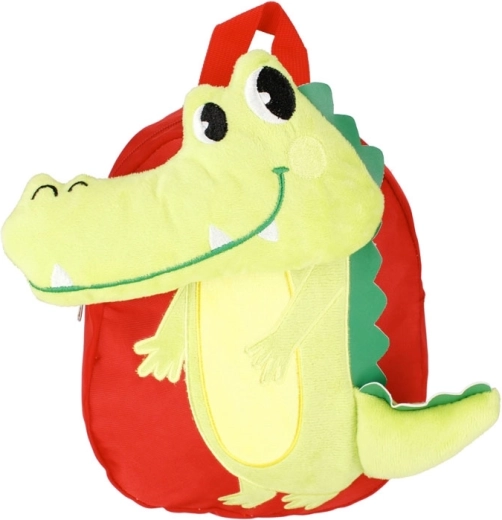 Mochila infantil 3D de cocodrilo