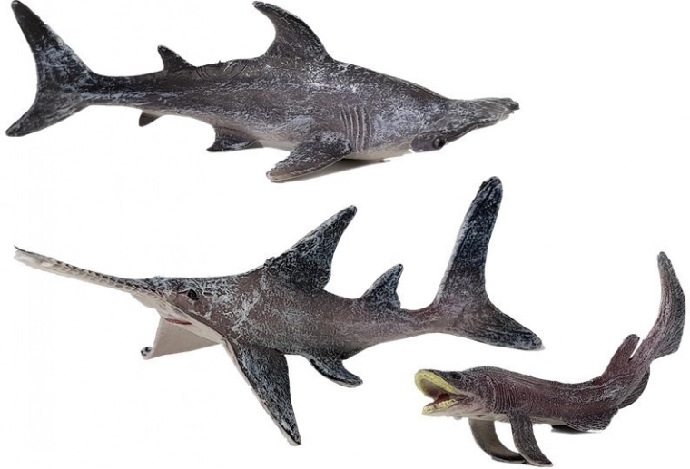 Figuras realistas de animales marinos