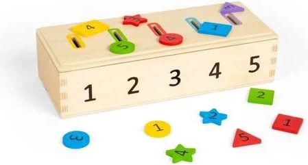 Bigjigs Toys clasificación de colores, formas y números