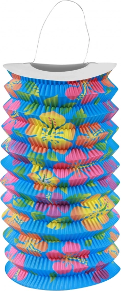Farolillo plegable colorido Hawái 15 cm