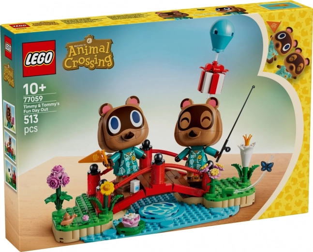 LEGO Animal Crossing Timmy y Tommy de paseo