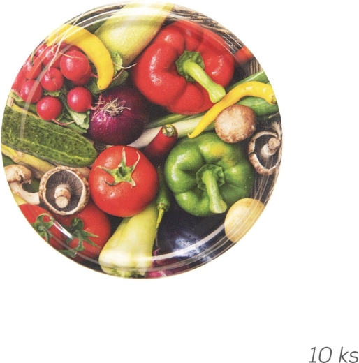 Tapa metálica BIO 66 verduras 10 uds