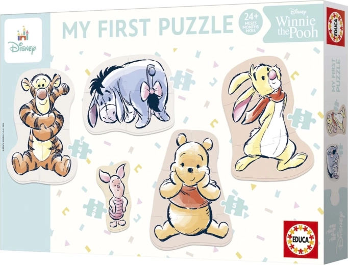 Educa baby puzzle progresivo Winnie the Pooh 5 en 1 (2–8 piezas)