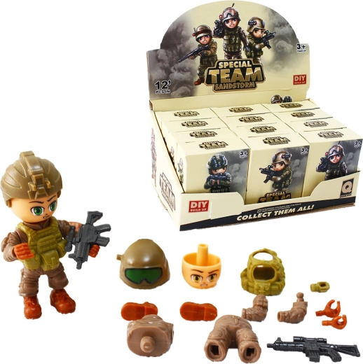 Figuras de unidad especial Tormenta del Desierto – set de 12 tipos