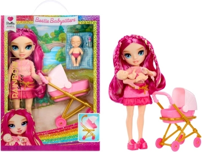 Rainbow High Junior Fashion muñeca niñera Stella