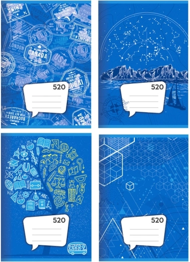 Cuaderno A5 en blanco, 20 hojas