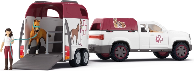 Remolque desmontable para el transporte seguro de caballos