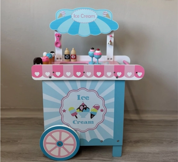 Heladería móvil con ruedas