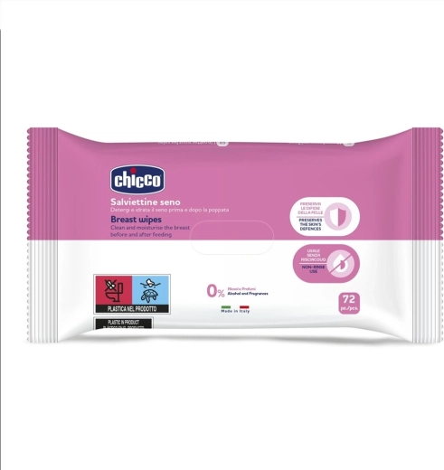 Chicco toallitas limpiadoras para el pecho 72 uds
