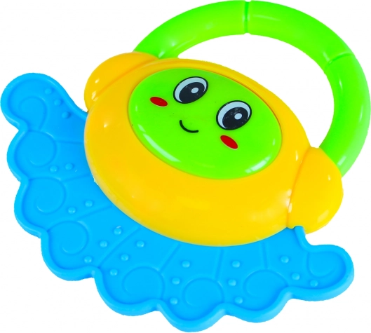 Sonajero de colores con asa para bebés