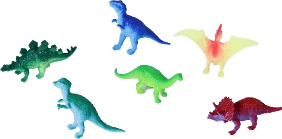 Dinosaurios set de 6 uds. en blíster