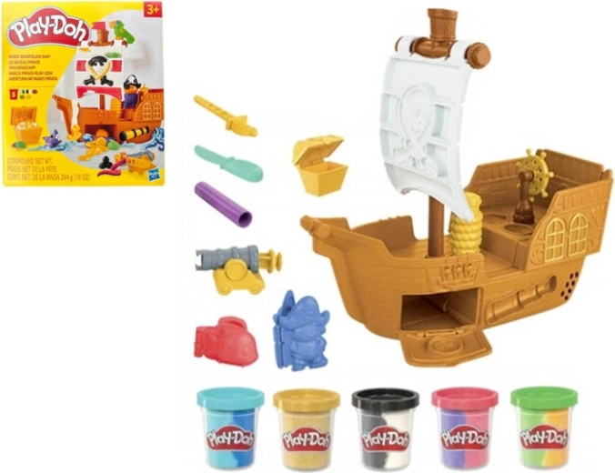 Play-Doh barco pirata – set creativo de plastilina