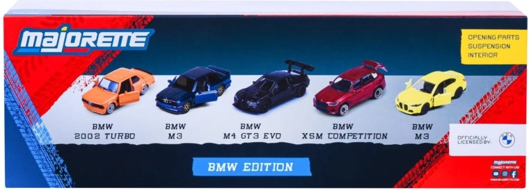 5 BMW con licencia en un solo set de regalo