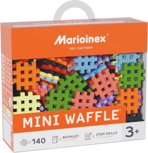 140 piezas mini waffle para combinaciones infinitas