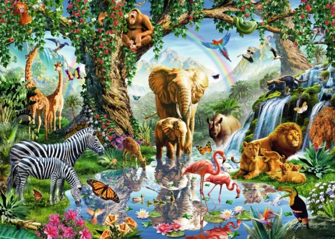 Puzzle Ravensburger Aventura en la jungla 1000 piezas