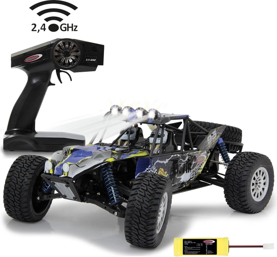 Buggy RC Jamara Dakar Desertbuggy 4WD 1:10 con iluminación LED