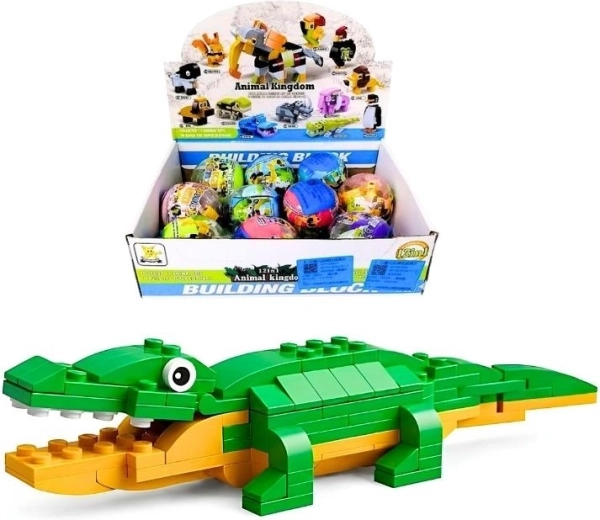 Kit de construcción de animalito en bola sorpresa - 1 unidad