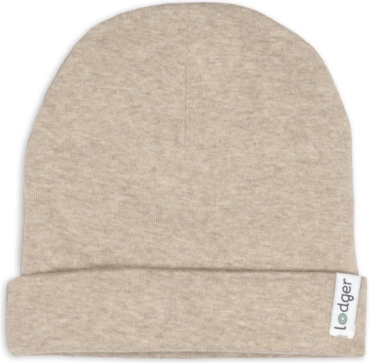 Gorro de algodón Lodger melange beige 0–6 meses