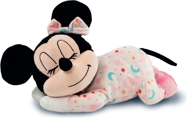 Peluche relajante de Minnie con cromoterapia y melodías CLEMENTONI BABY