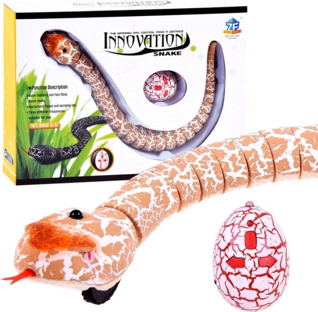 Serpiente teledirigida con control IR para niños – Naranja