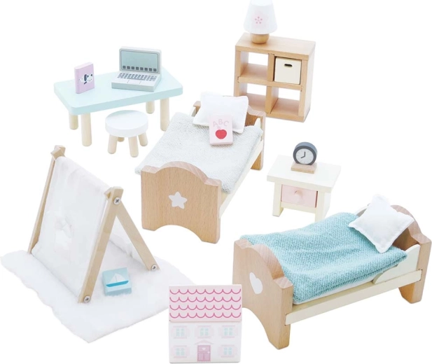 Le Toy Van Daisylane habitación infantil de madera para casa de muñecas