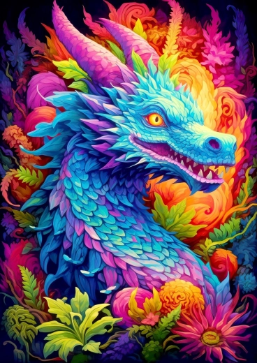 Puzzle Dragón Celestial 1000 piezas