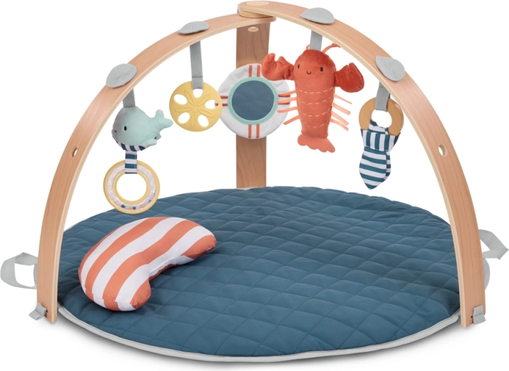 Ingenuity manta de juego reversible con arco de madera Harbor Haven 0m+