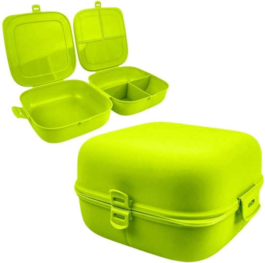 Lunchbox verde compartimentado Vilde 2×700 ml