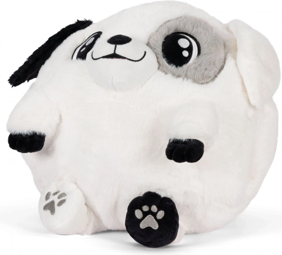 Cozy Noxxiez cojín de peluche cálido 3 en 1 – perro blanco