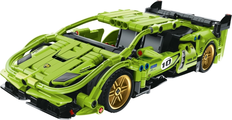 Kit de construcción de coche de carreras verde iM.Master