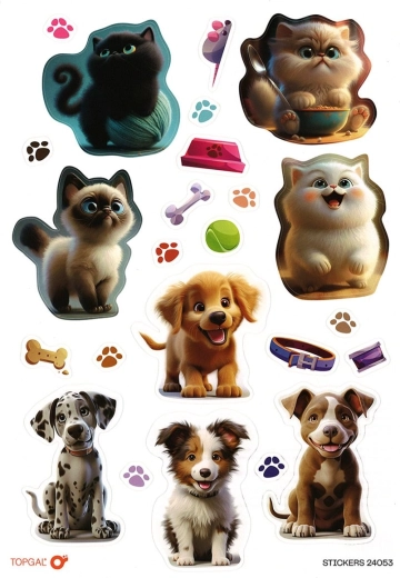 Pegatinas Pets Topgal