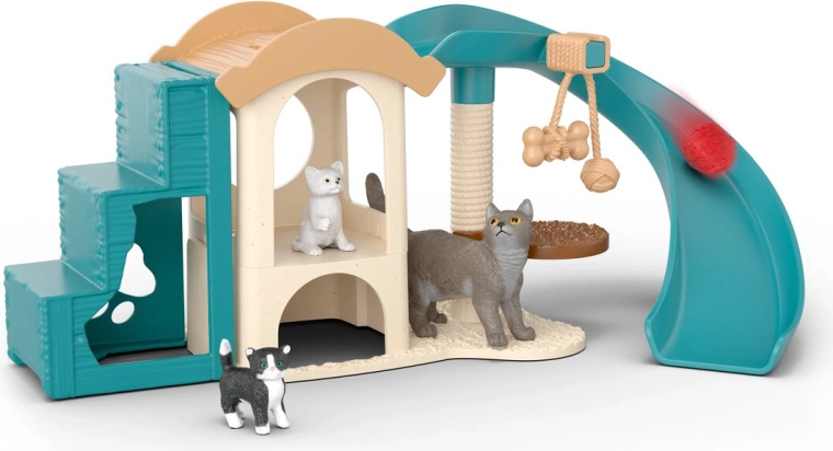 Schleich Farm World circuito de juegos para gatos