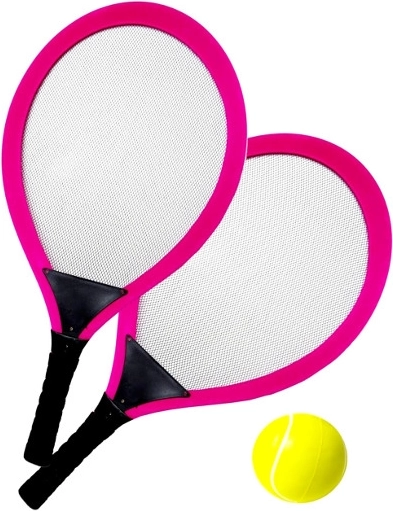 Maxi bádminton – raquetas grandes con pelota y volante