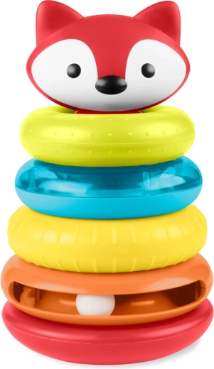 Pirámide apilable con zorro Explore & More de Skip Hop, 6m+