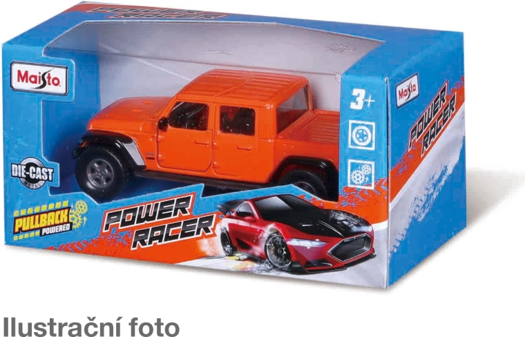Modelo metálico de coche Maisto Power Racer surtido