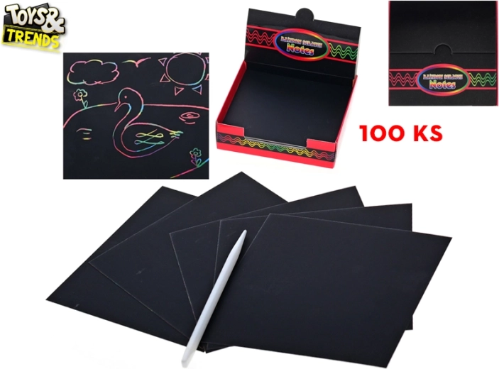 Imágenes para rascar TOYS& TRENDS – set creativo de 100 hojas