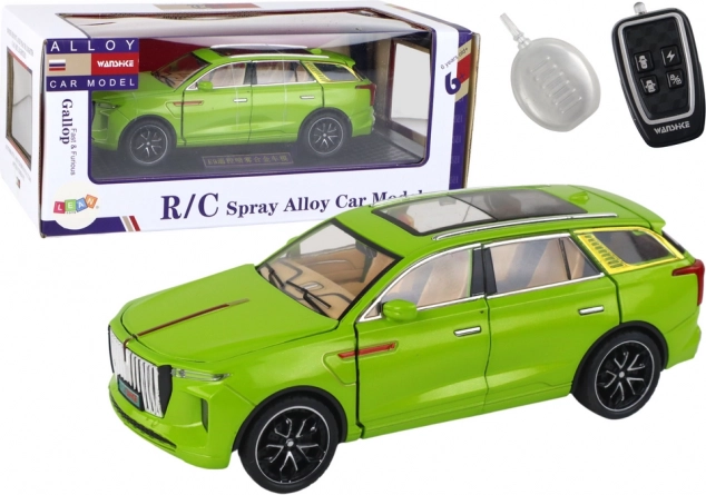 Modelo SUV Juguete Coche de Color Verde